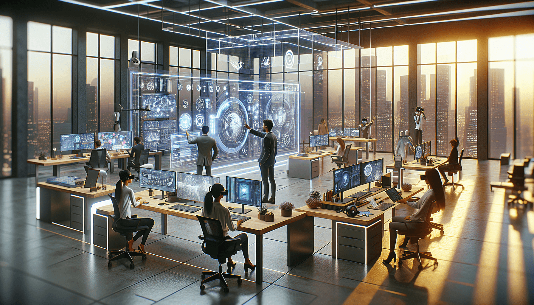 State-of-the-art office setup at Stake