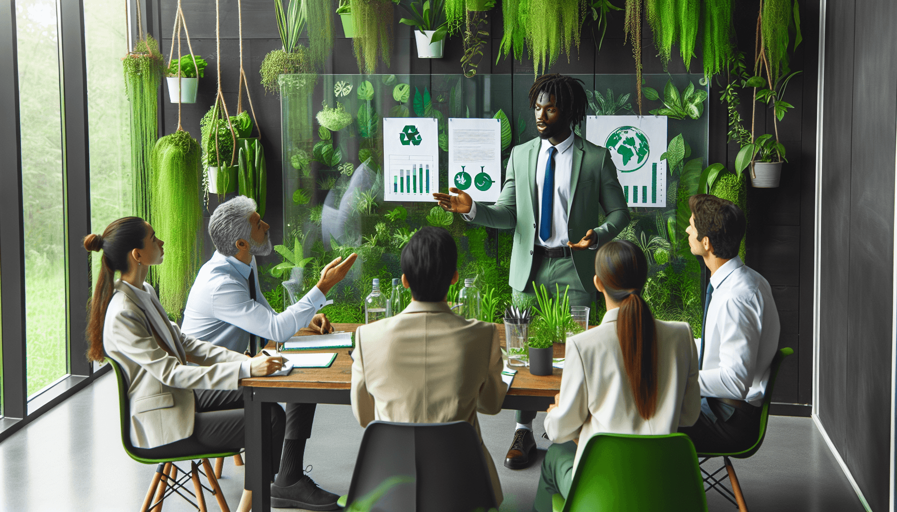 Sustainability meeting at Stake